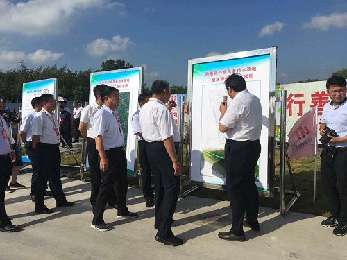 水利部領(lǐng)導(dǎo)檢查兩泰官河備用水源地項(xiàng)目建設(shè)情況